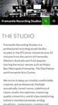 Mobile Screenshot of fremantlerecordingstudios.com.au